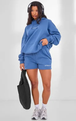 PLT SPORT Steel Embroidered Sweat Shorts