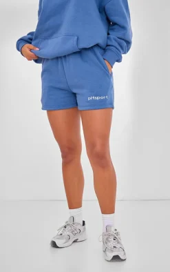 PLT SPORT Steel Embroidered Sweat Shorts