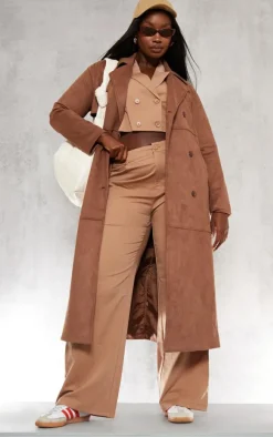 Plus Beige Tailored Vest Detail Jumpsuit