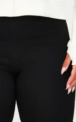 Plus Black Basic Bike Shorts