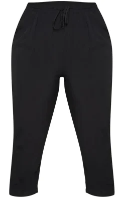 Plus Black Casual Pants