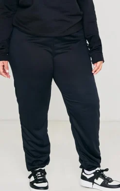 Plus Black Slim Sweat Pant Sweatpants