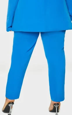 Plus Blue Cropped Pants