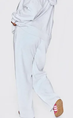 Plus Grey Premium Wide Leg Sweat Sweatpants