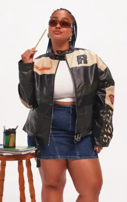 Plus Mid Blue Wash Carpenter Pocket Detail Denim Mini Skirt