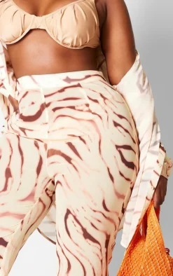 Plus Multi Print Beach Flares