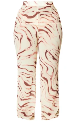 Plus Multi Print Beach Flares