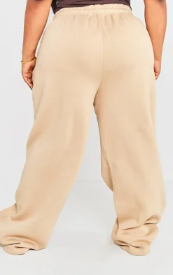 Plus Pebble Pintuck Drawstring Straight Leg Sweatpants