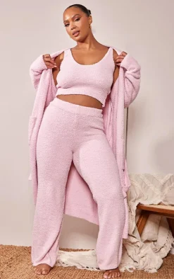 Plus Pink Cosy Longline Bralette