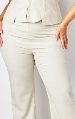 Plus Stone Wide Leg Pant