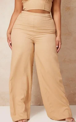 Plus Stone Wide Leg Pants