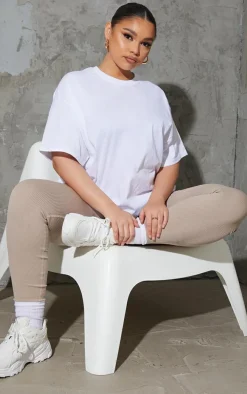 Plus Ultimate White Oversized T Shirt