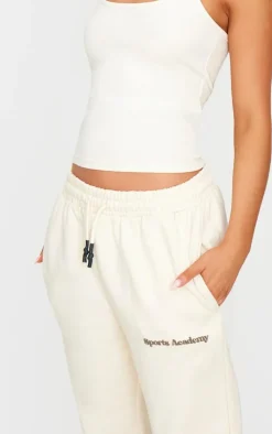 Premium Sand Sports Academy Puff Print Oversized Sweatpants