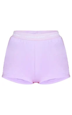 PRETTYLITTLETHING Baby Pink Tape PJ Shorts