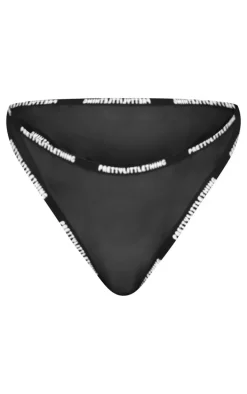 PRETTYLITTLETHING Black Mesh Panties