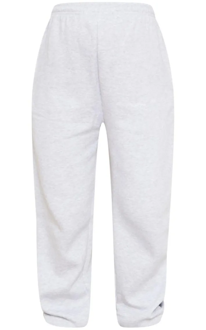 PRETTYLITTLETHING Maternity Grey Embroidered Detail Sweatpants