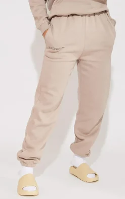 PRETTYLITTLETHING Mocha Established 2012 Sweatpants
