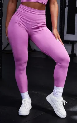 PRETTYLITTLETHING Pink Sport Sculpt Leggings