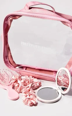 PRETTYLITTLETHING Pink Wash Bag Gifting Set