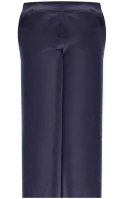 PRETTYLITTLETHING Plus Black Logo Badge Wide Leg Sweatpants