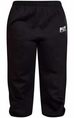 PRETTYLITTLETHING Plus Black Oversized Cuffed Sweatpant