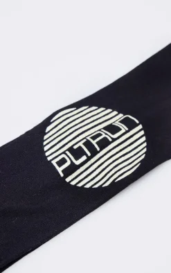 PRETTYLITTLETHING RUN Black Jersey Wide Headband