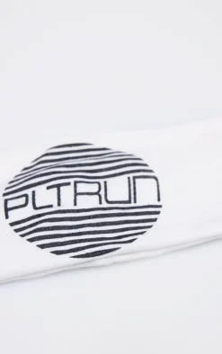 PRETTYLITTLETHING RUN Cream Jersey Wide Headband