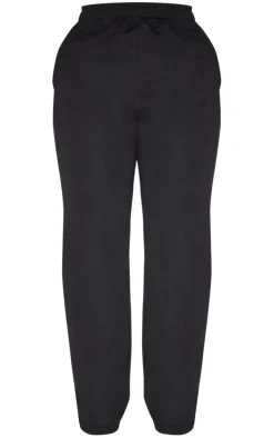 PRETTYLITTLETHING Shape Black Embellished Straight Leg Sweatpants