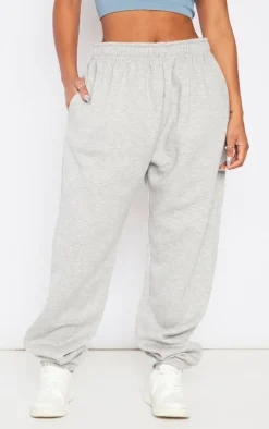 PRETTYLITTLETHING Shape Grey Pocket Detail High Waisted Sweatpants