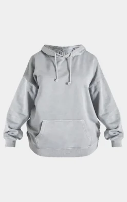 PRETTYLITTLETHING Shape Grey Hoodie