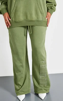 PRETTYLITTLETHING Shape Khaki Sweatpants