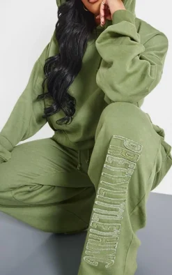 PRETTYLITTLETHING Shape Khaki Sweatpants