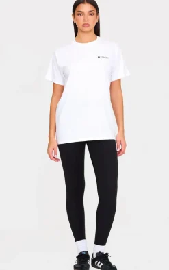 PRETTYLITTLETHING White Oversized Training T-Shirt