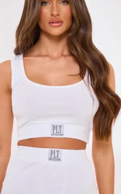 PRETTYLITTLETHING White PJ Shorts