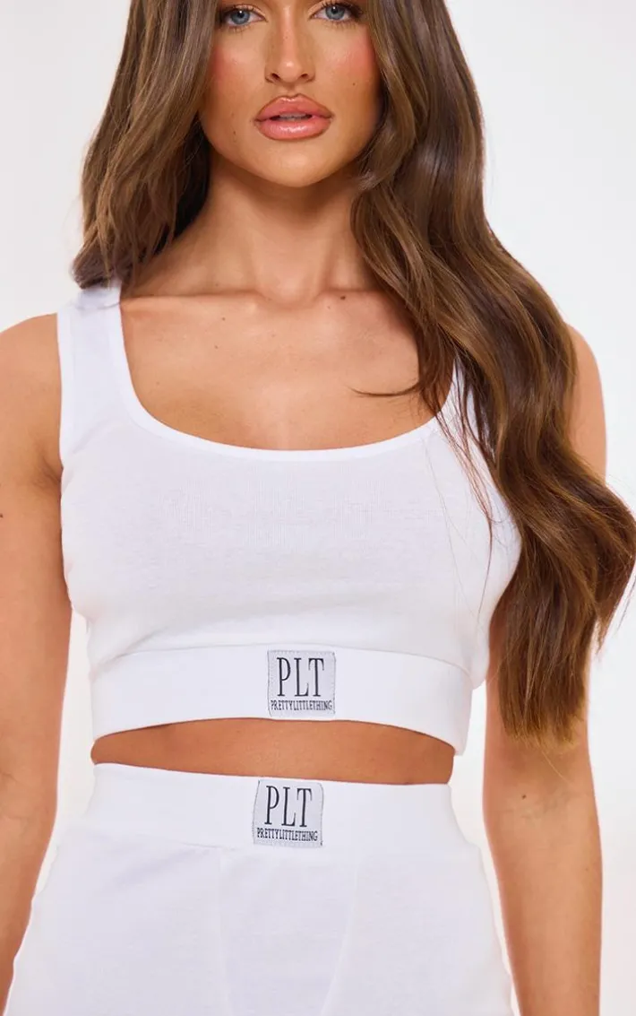 PRETTYLITTLETHING White PJ Shorts