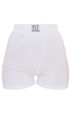 PRETTYLITTLETHING White PJ Shorts