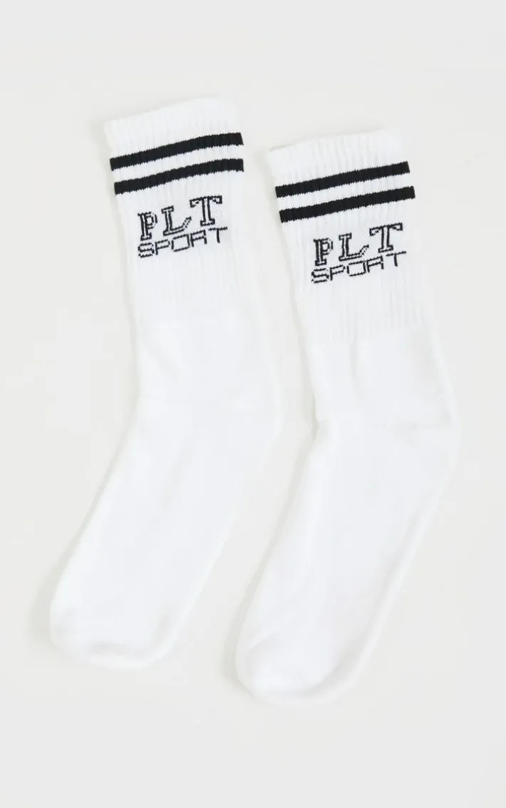 PRETTYLITTLETHING White Sport Socks