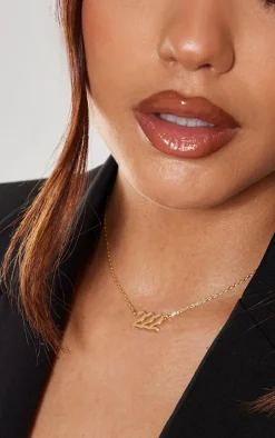 Real Gold Plated 222 Angel Number Necklace