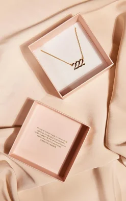 Real Gold Plated 222 Angel Number Necklace