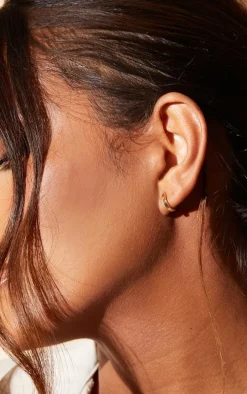 Real Gold Plated Mini Hoop Earrings
