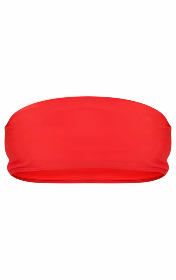 Red Bandeau Mix & Match Bikini Top