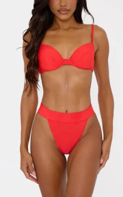Red Mix & Match Brazilian Bikini Bottoms