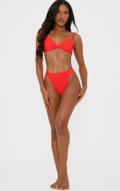 Red Mix & Match Brazilian Bikini Bottoms