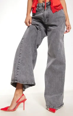 Red Point Capped Toe Sling Back Heeled Courts