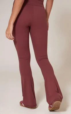 Red Snatched Sculpt Foldover Pant