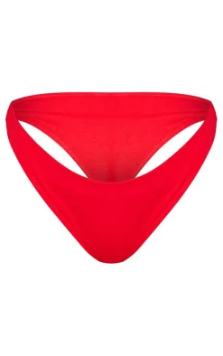 Red Soft Touch Cotton Panties