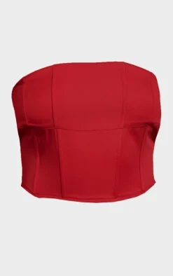 Red Woven Corset