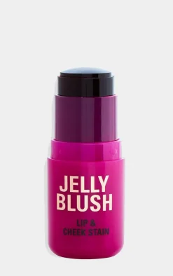 Revolution Jelly Blush Stick Lip And Cheek Stain- Cherry Red