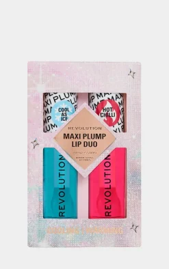 Revolution Maxi Plump Cool As Ice And Hot As Chilli Lip Set