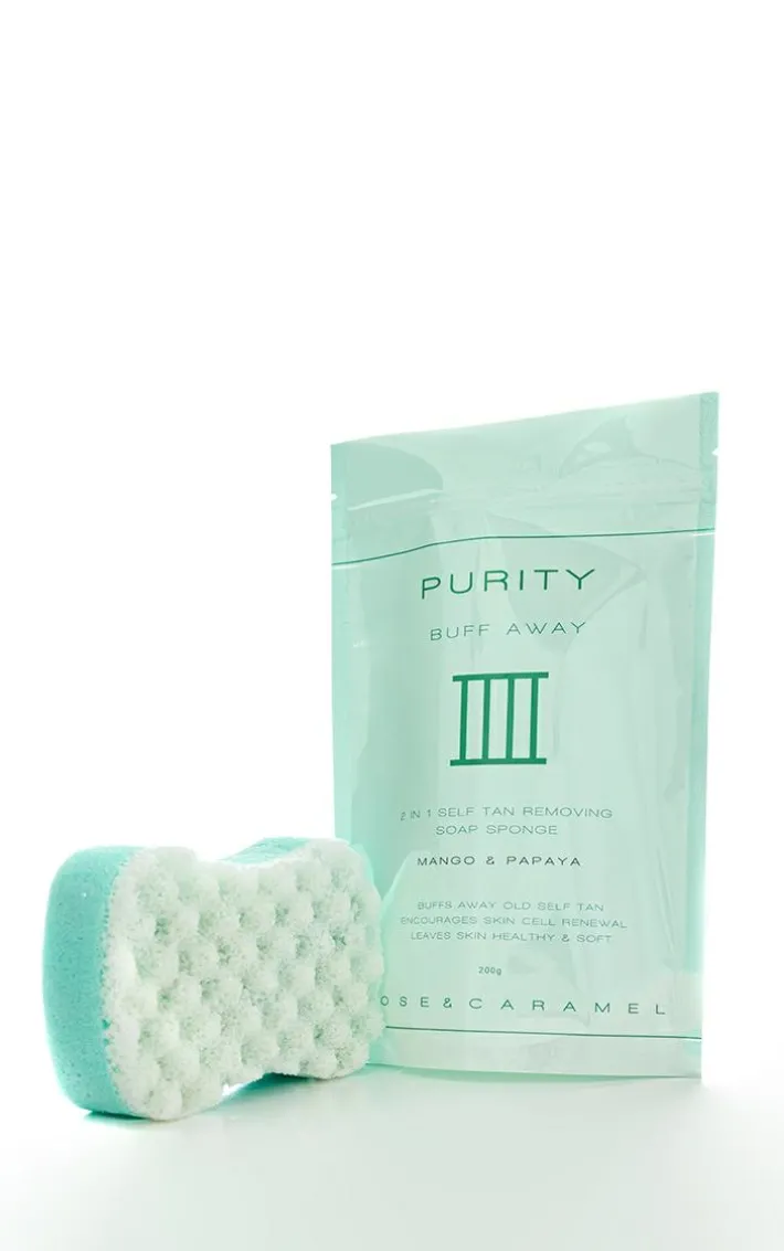 Rose & Caramel Purity Buff Away Self Tan Removing Sponge